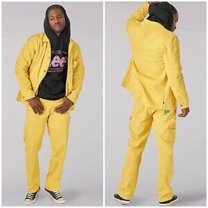 LEE® X THE HUNDREDS® Chore Jacket in Yellow-NEW with Tags-Size M - Market Sample